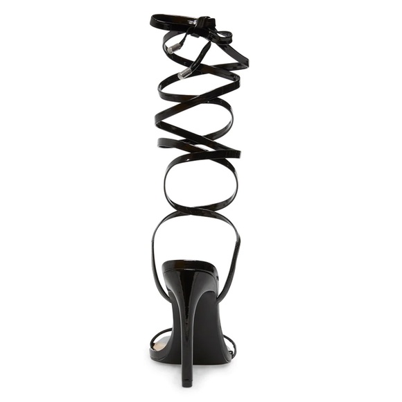 Steve Madden black strappy lace up heels - Picture 5 of 8
